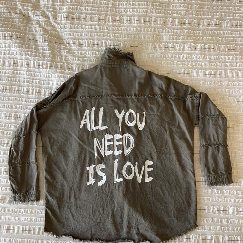 Elan “All I Need is Love “ shacket